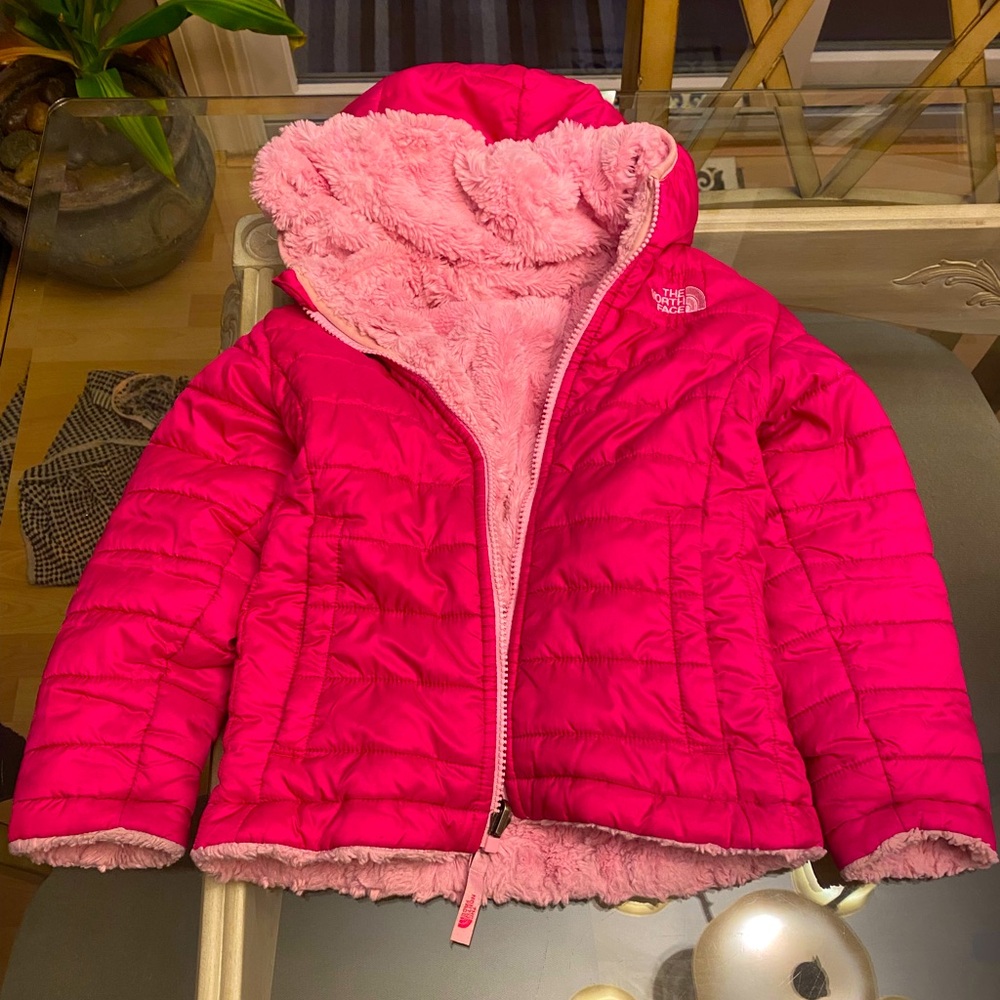 Toddlers Reversible fleece lined North Face Jacket
